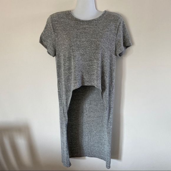 Express One Eleven Short Sleeve Hi-low Shirt, L (g55) - Picture 2 of 7